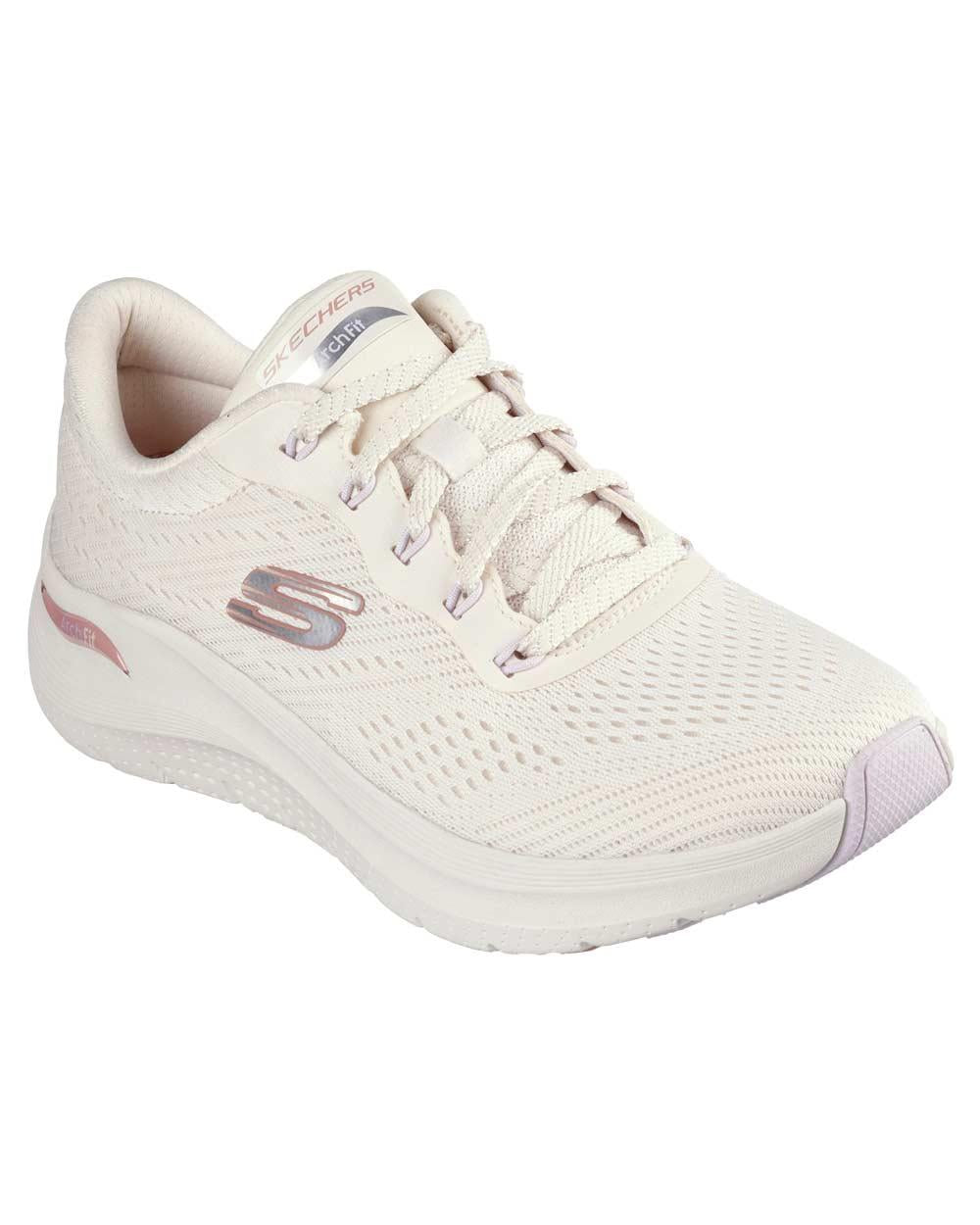 SKECHERS Sneakers Skechers donna 150051 natural 150051 NTMT BIG LEAGUE - ARCH FIT 2.0 