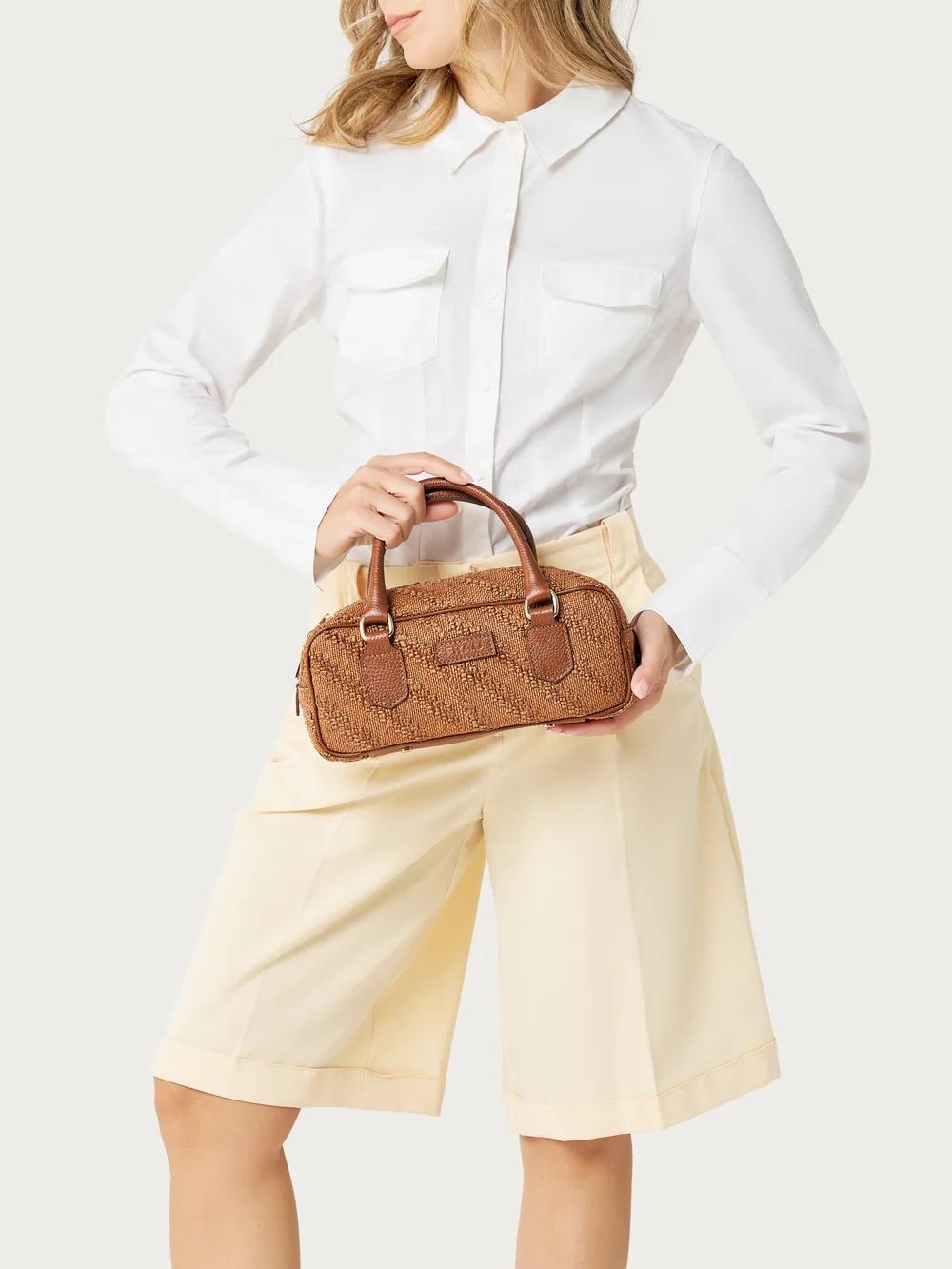 FRAU Borsa frau donna 94f5 ear caramello rafia B354 EAR CARAMELLO 